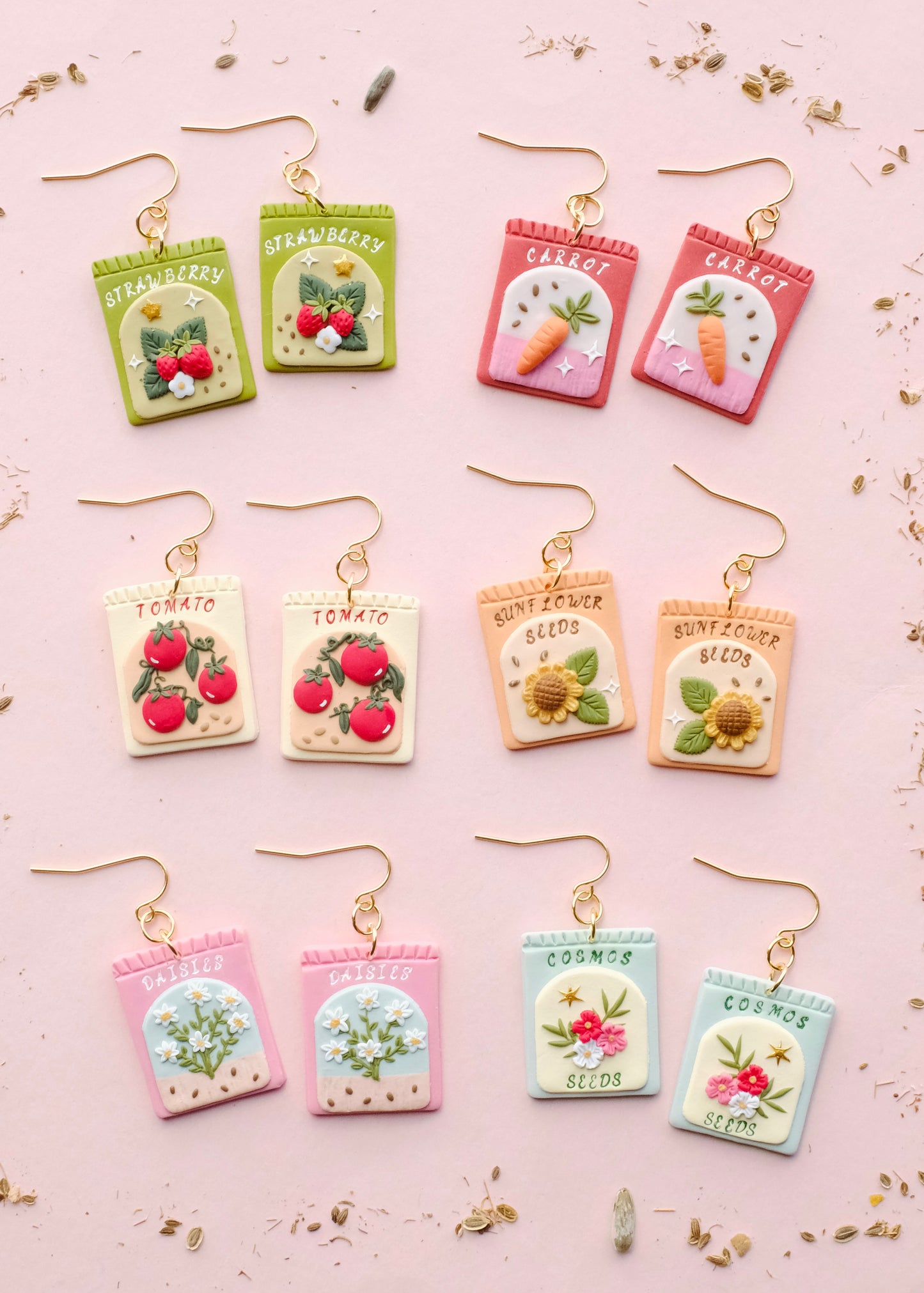 Mix & Match Seed Packet Earrings