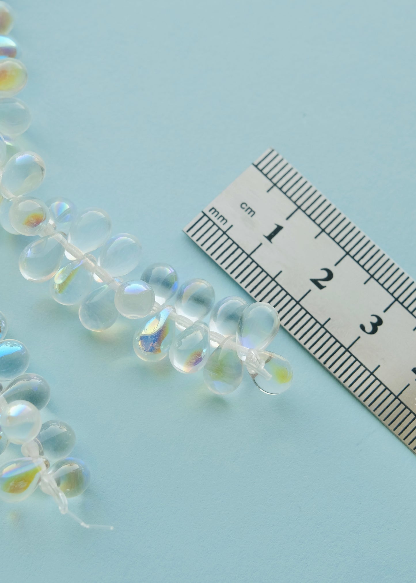 Crystal Glass Teardrop Beads S.H.