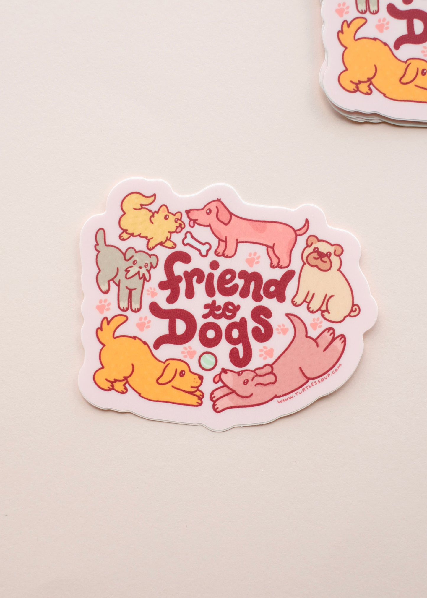 Friend to Dogs Sticker