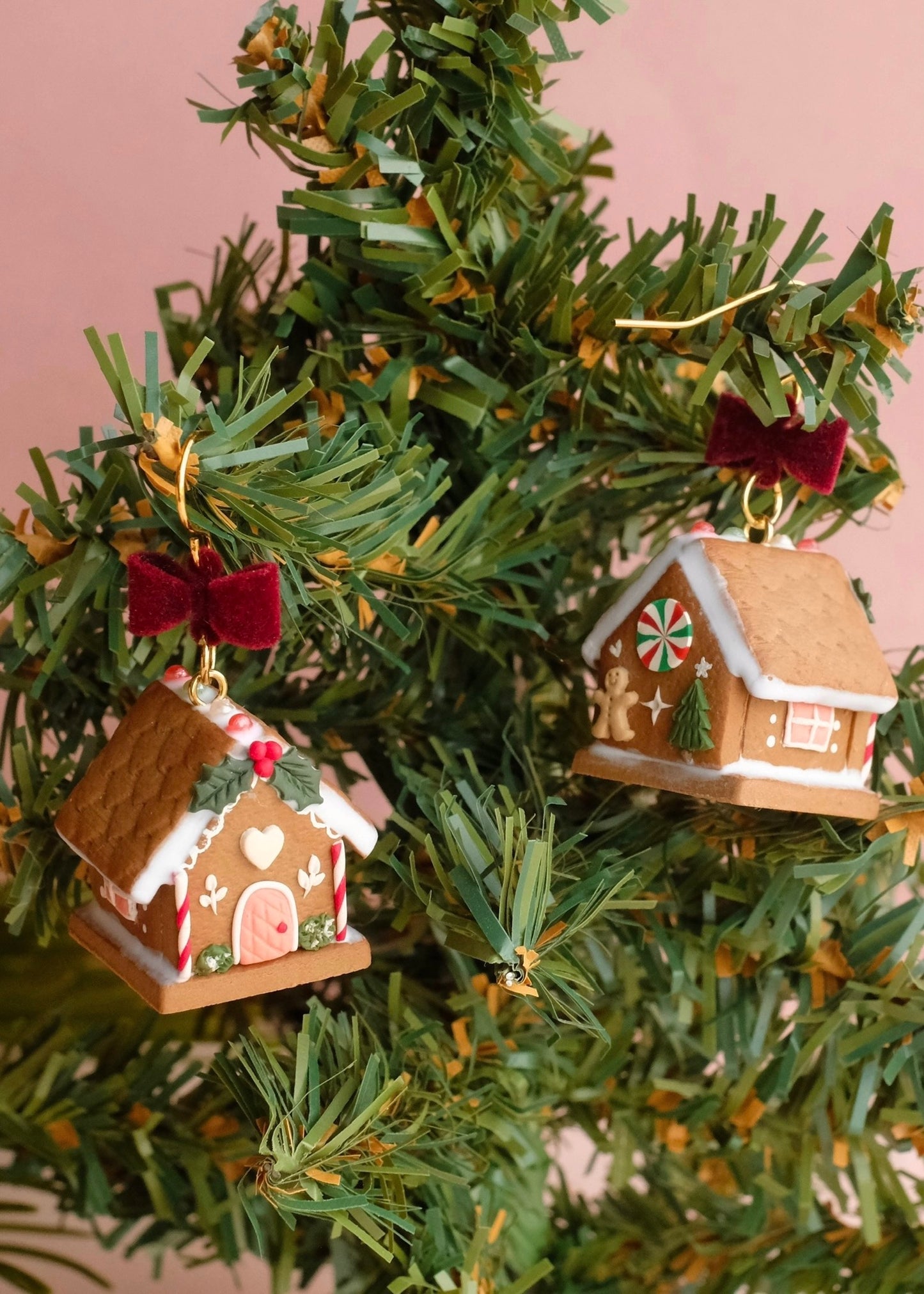 Gingerbread House Earrings