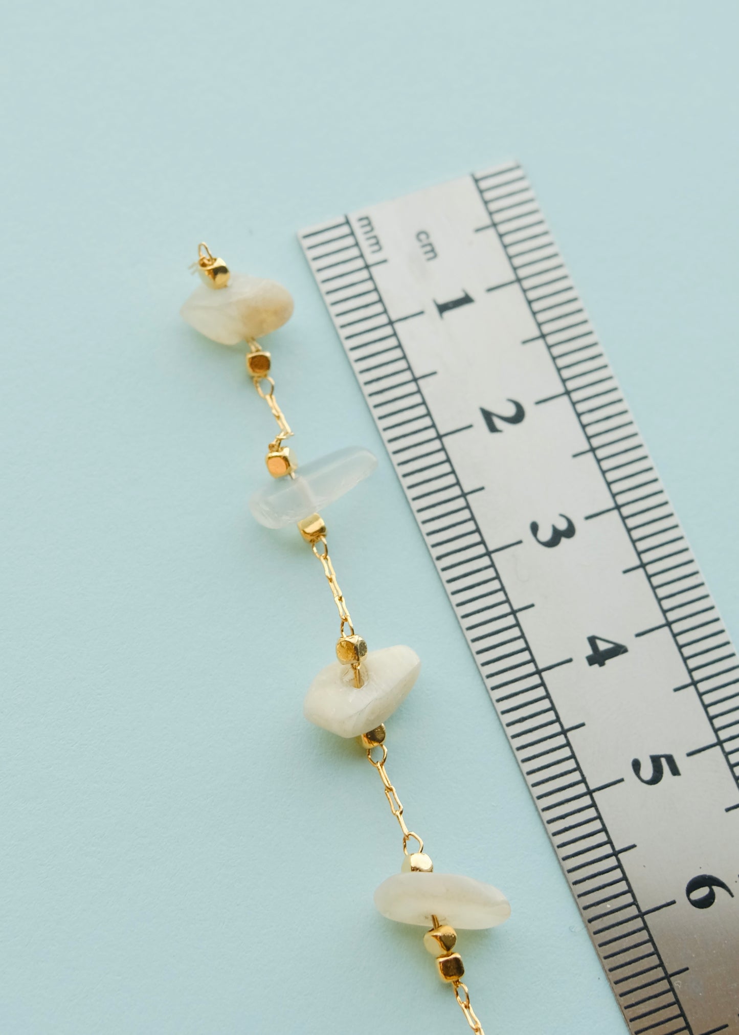 Gold-Plated Crystal Satellite Unfinished Necklace Chain S.H.