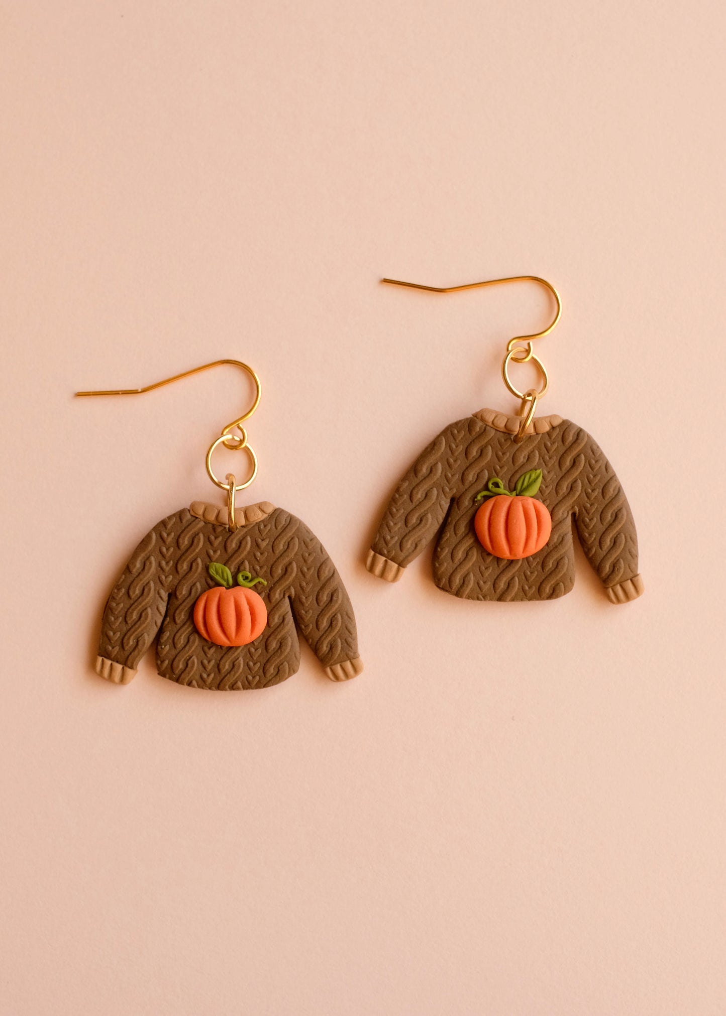 Pumpkin Knit Sweater Earrings ⋆LOW STOCK⋆