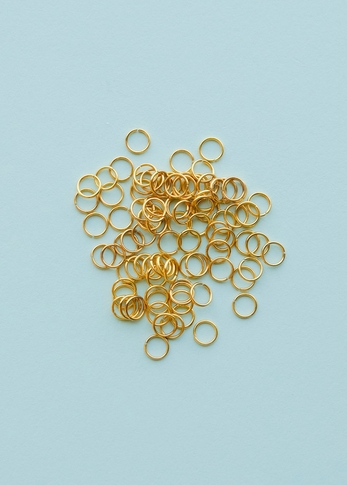 Gold-Plated 4mm Jump Rings S.H.