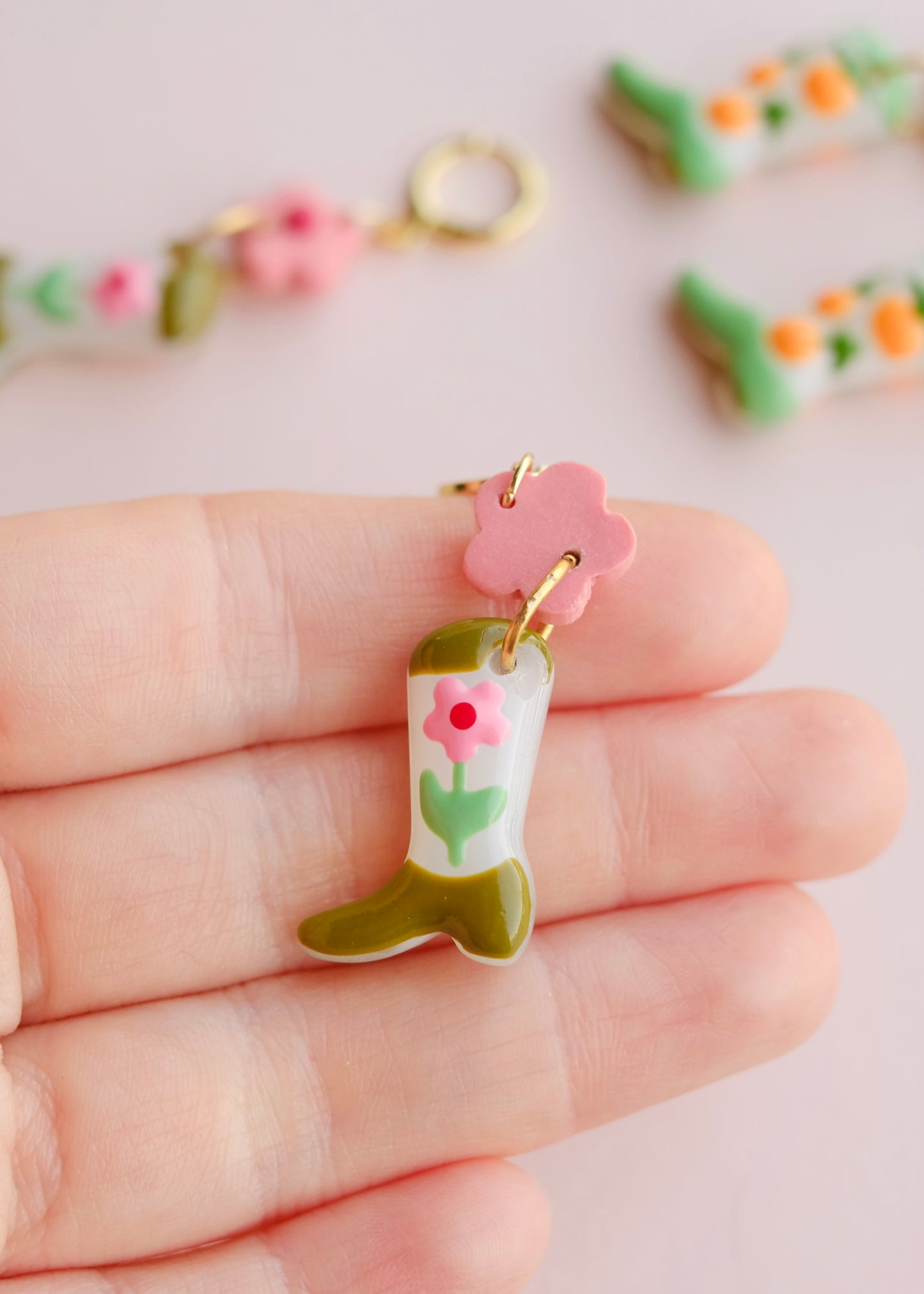 SAMPLE Garden Boot Earrings