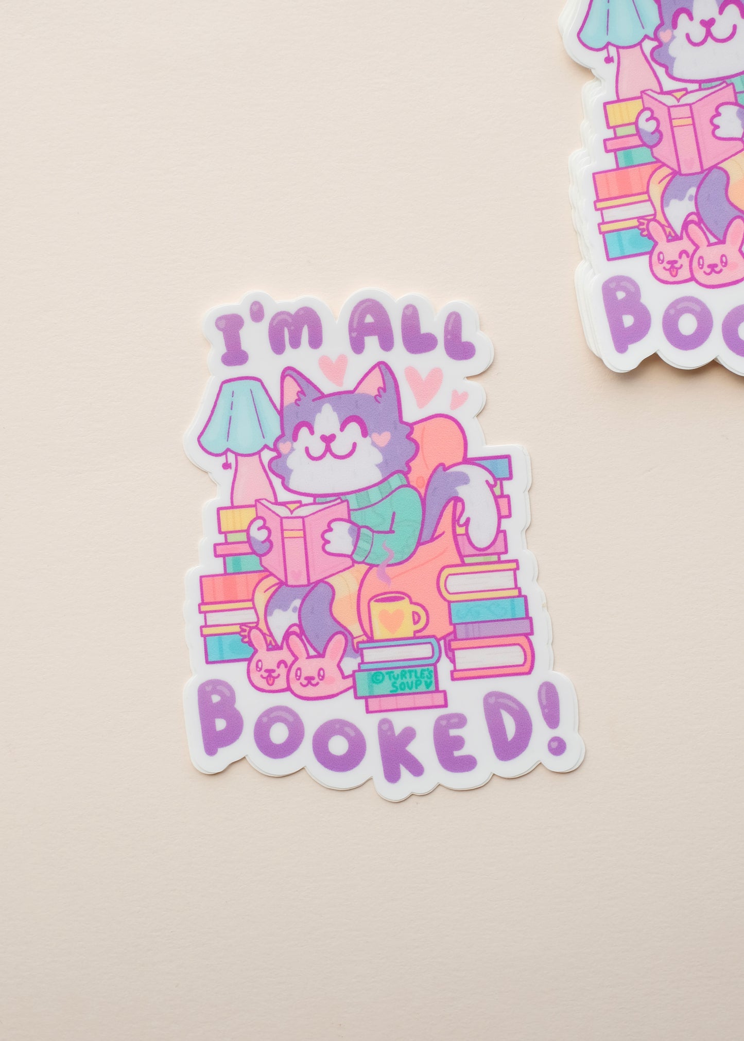 I’m All Booked Sticker