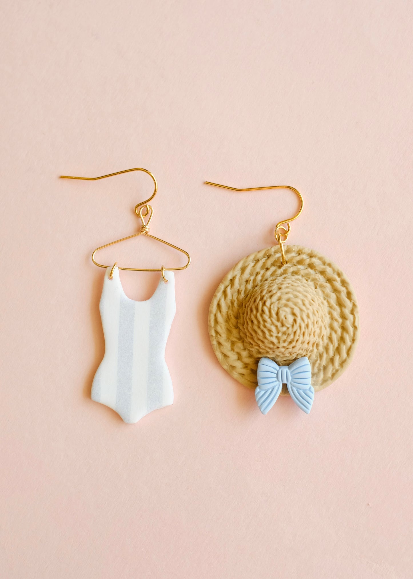 Swimsuit & Sun Hat Earrings
