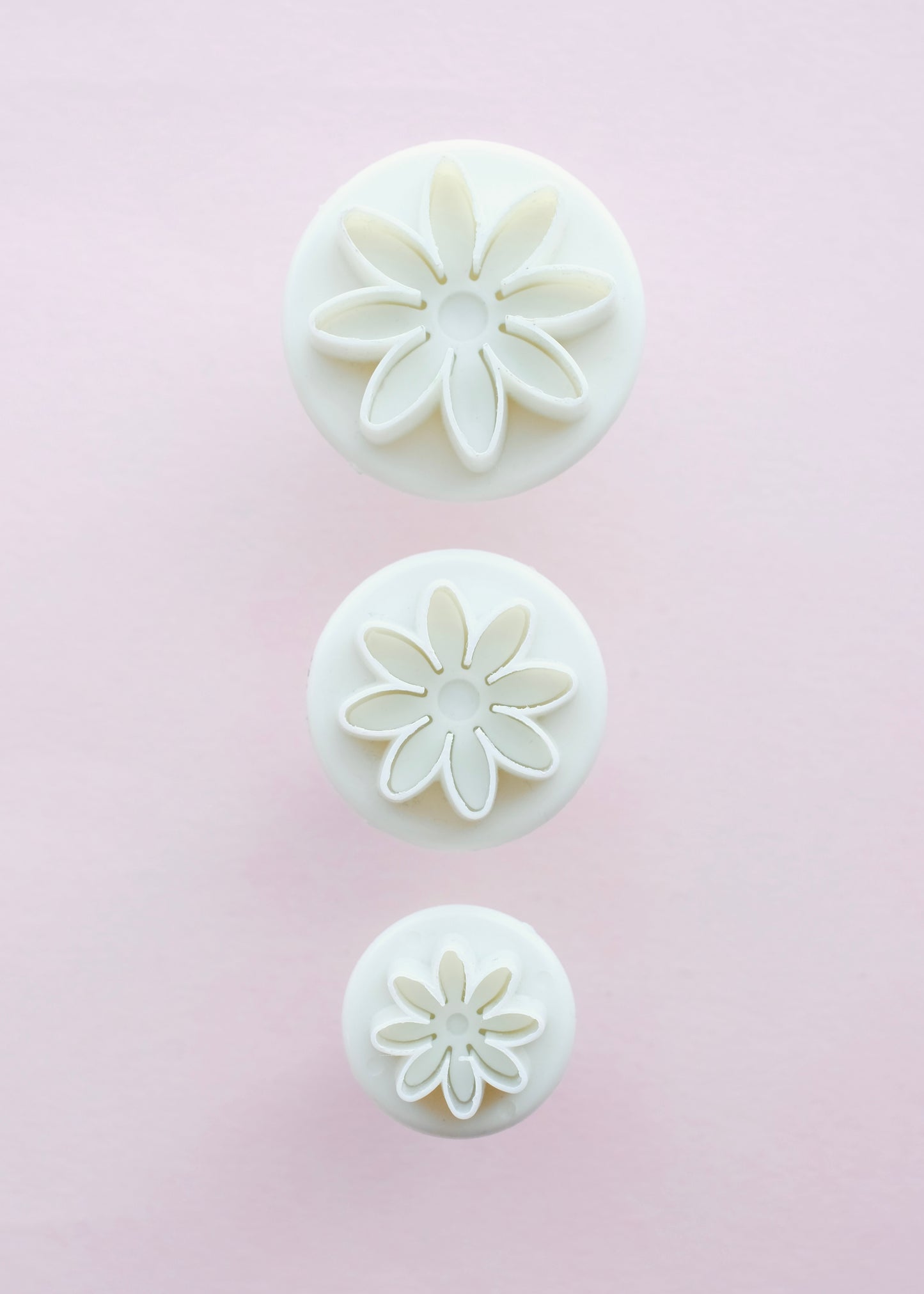 3 pc Flower Clay Cutters S.H.