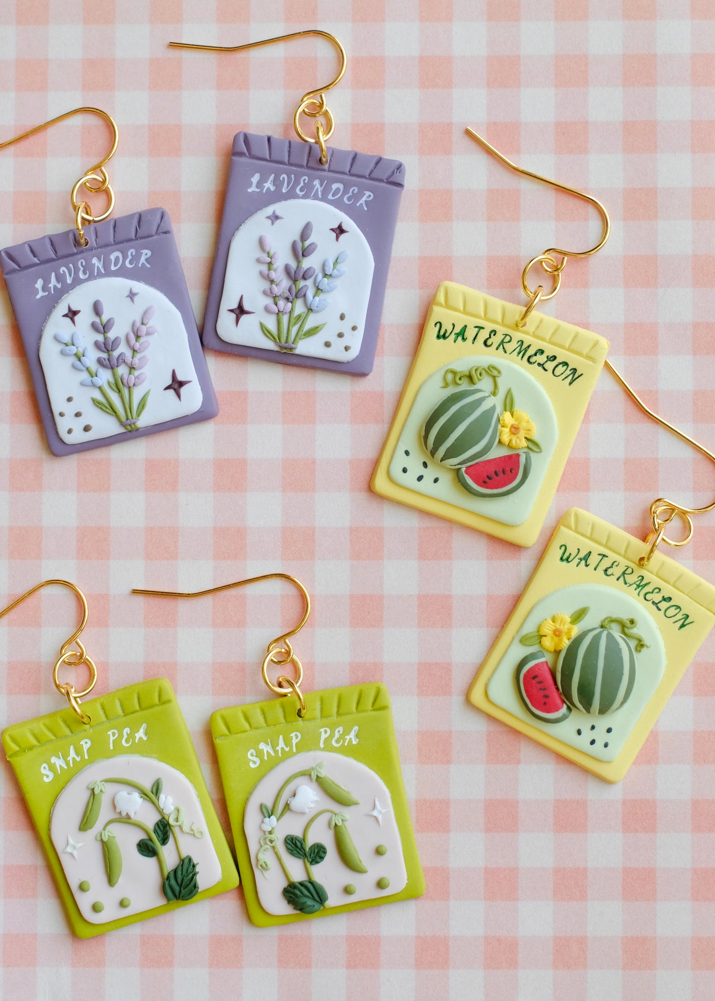 Summer Edition Mix & Match Seed Packet Earrings