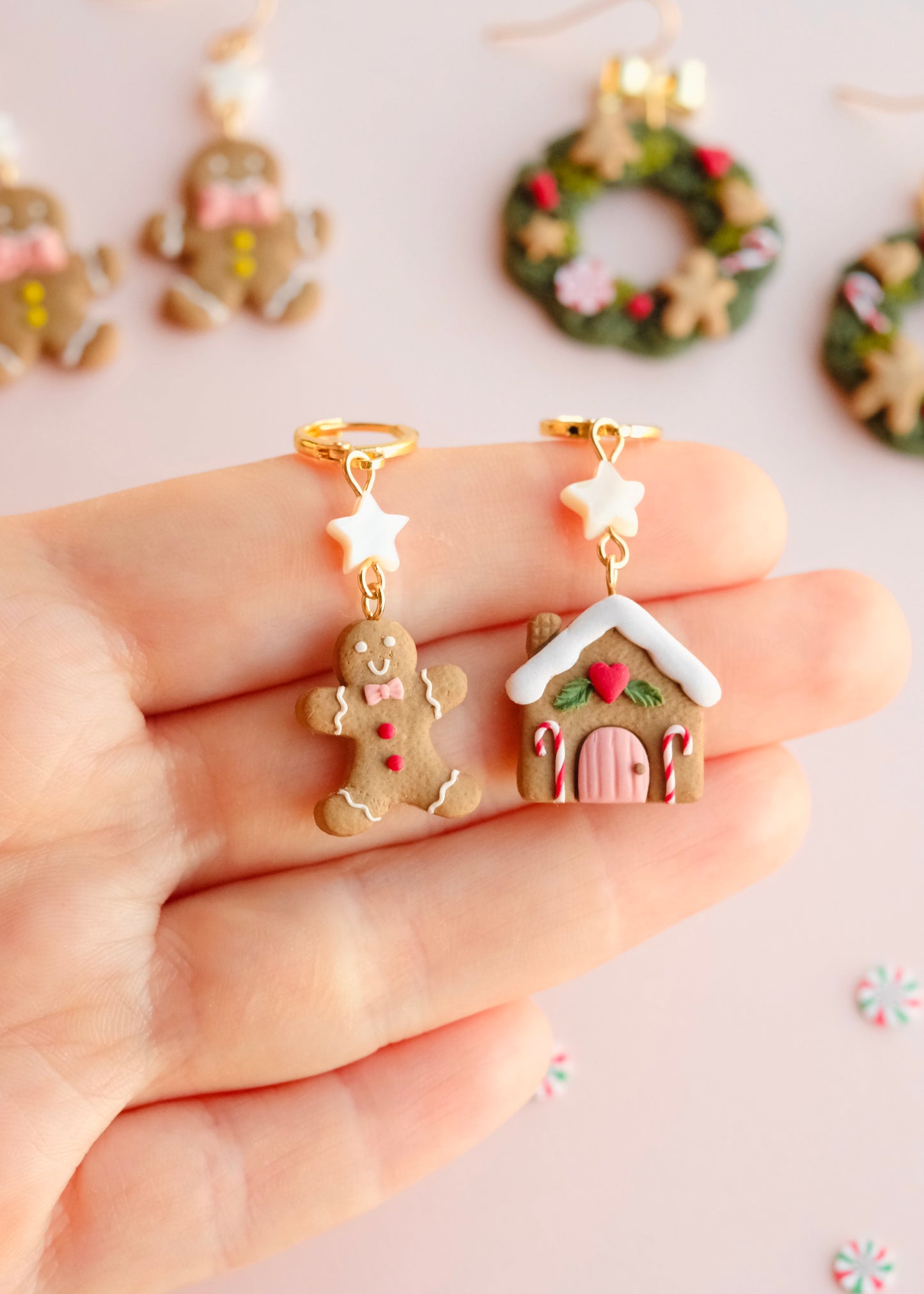 Mismatched Gingerbread Huggies ⋆LAST ONE⋆