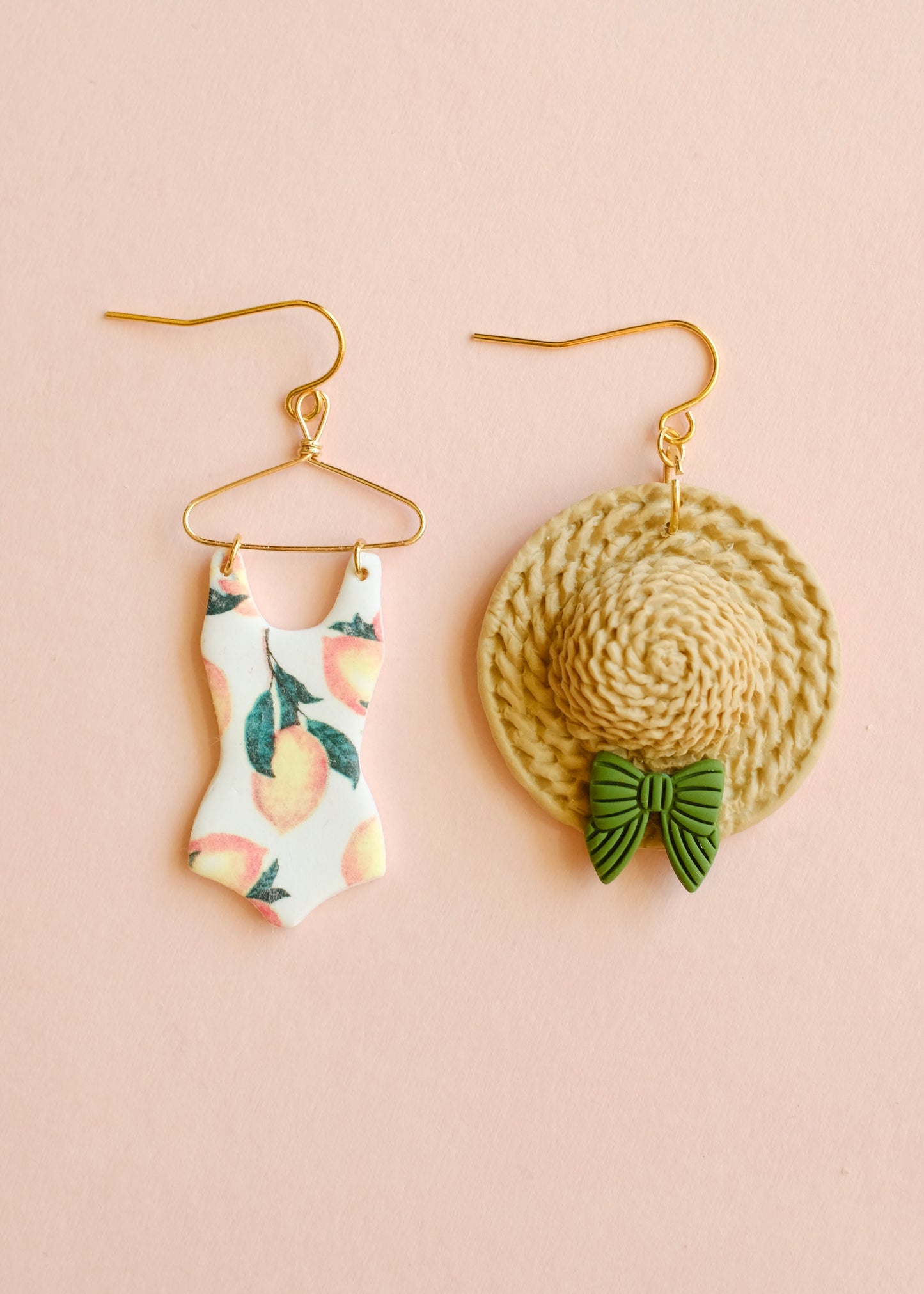 Swimsuit & Sun Hat Earrings