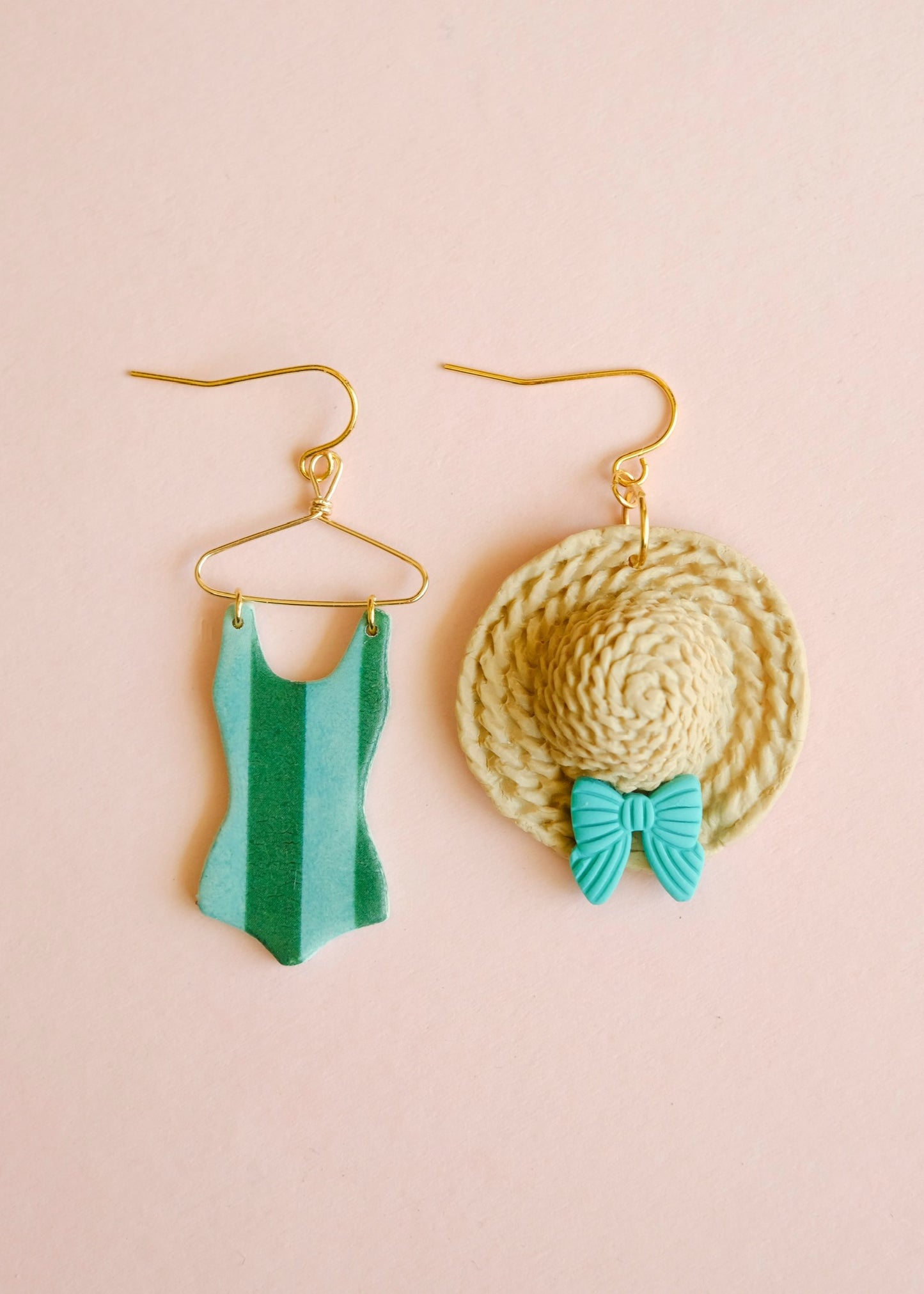 Swimsuit & Sun Hat Earrings