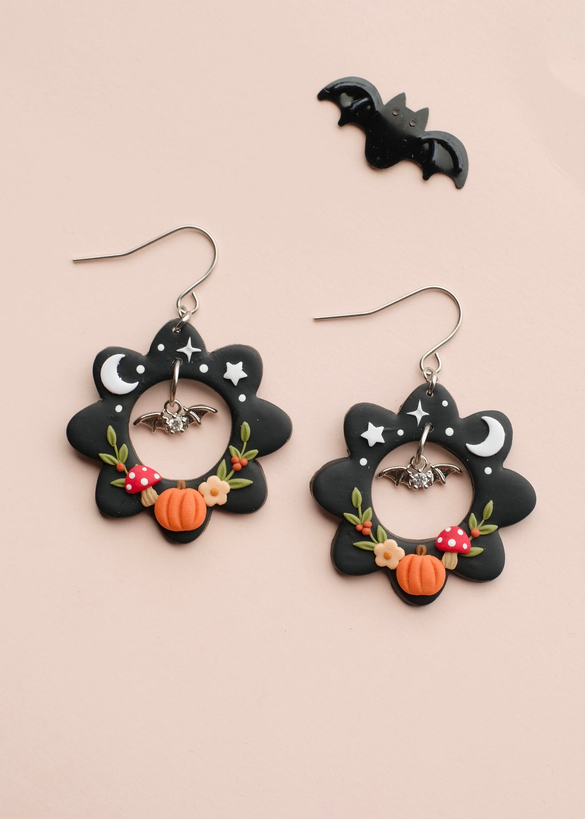 Spooky Bat Earrings