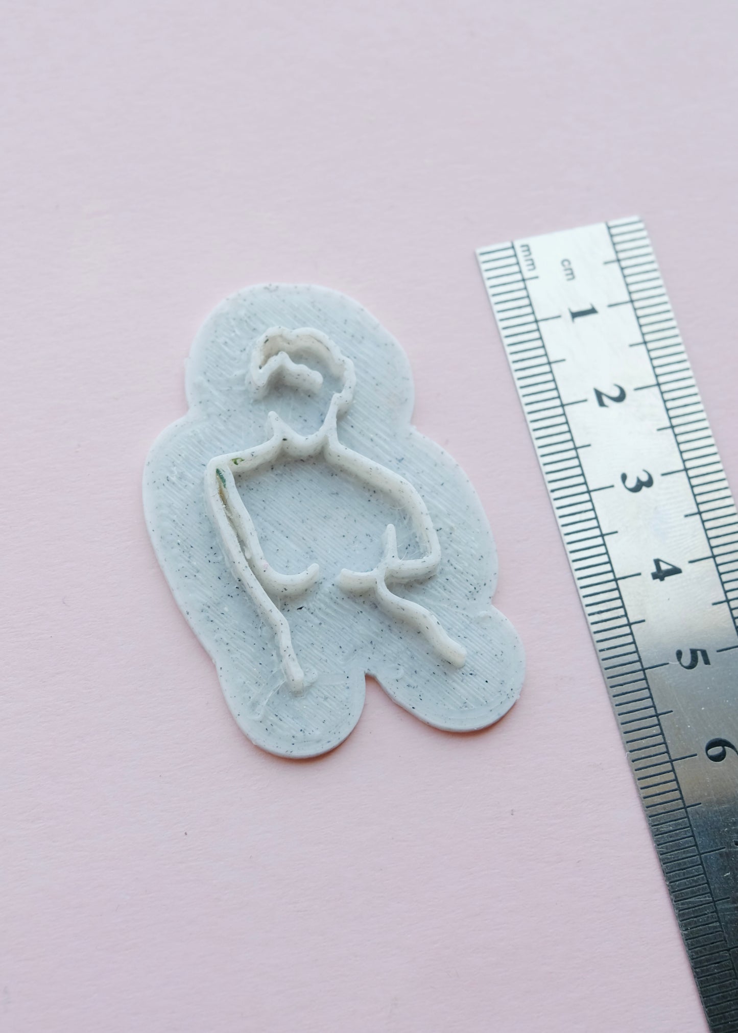 Roman Statue Clay Stamp S.H.