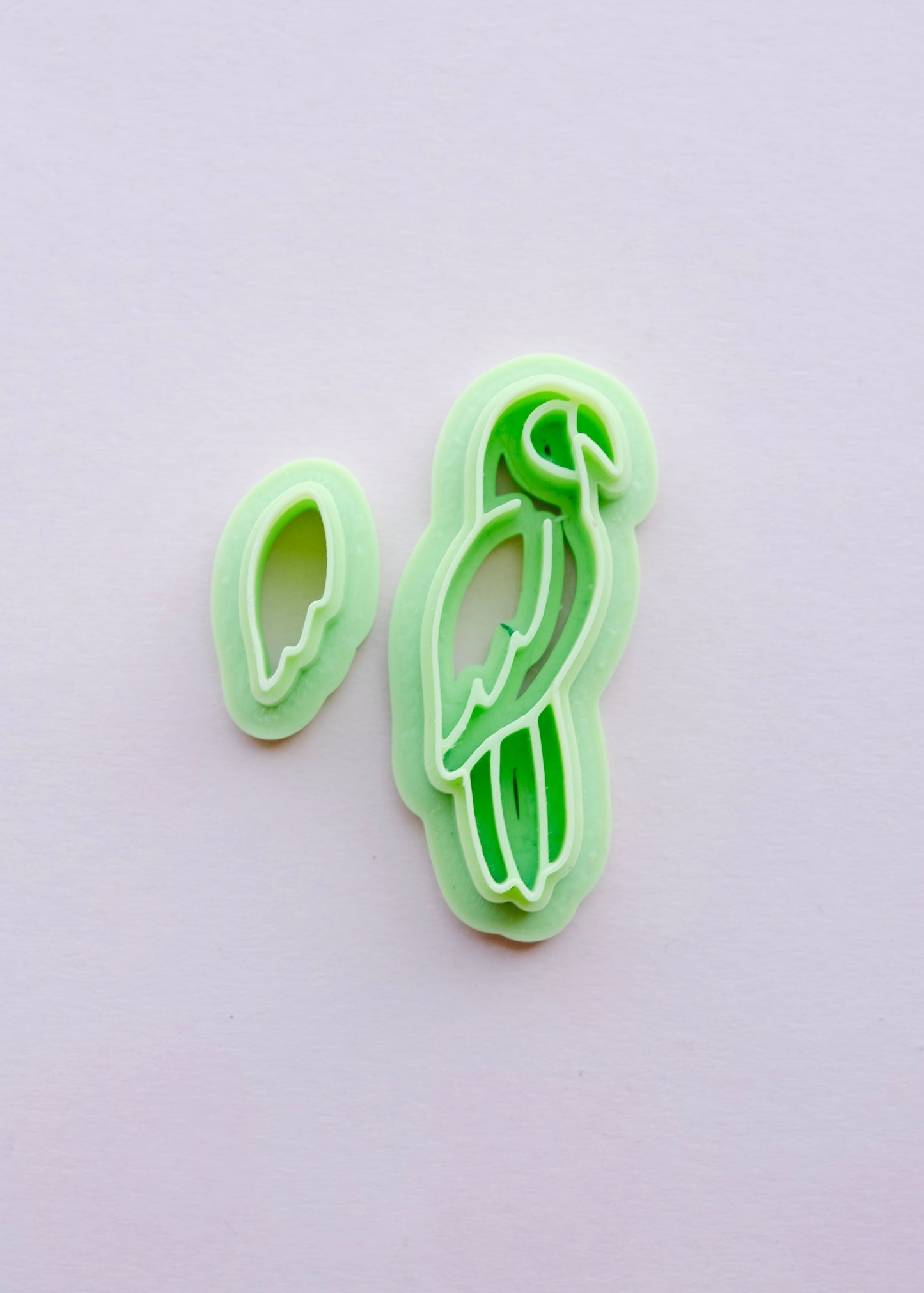 2 pc Macaw Bird Clay Cutter S.H.