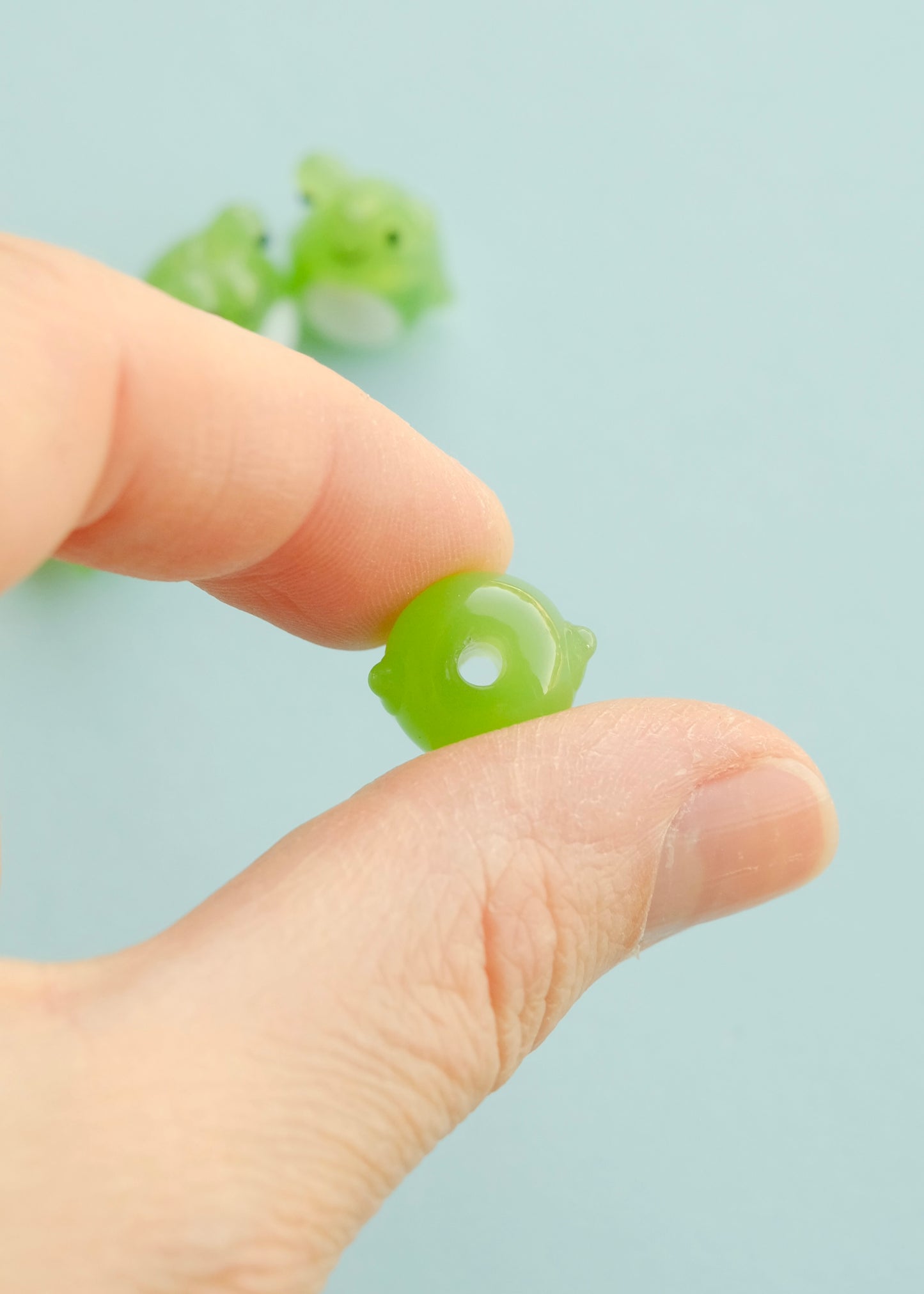 Glass Frog Beads S.H.