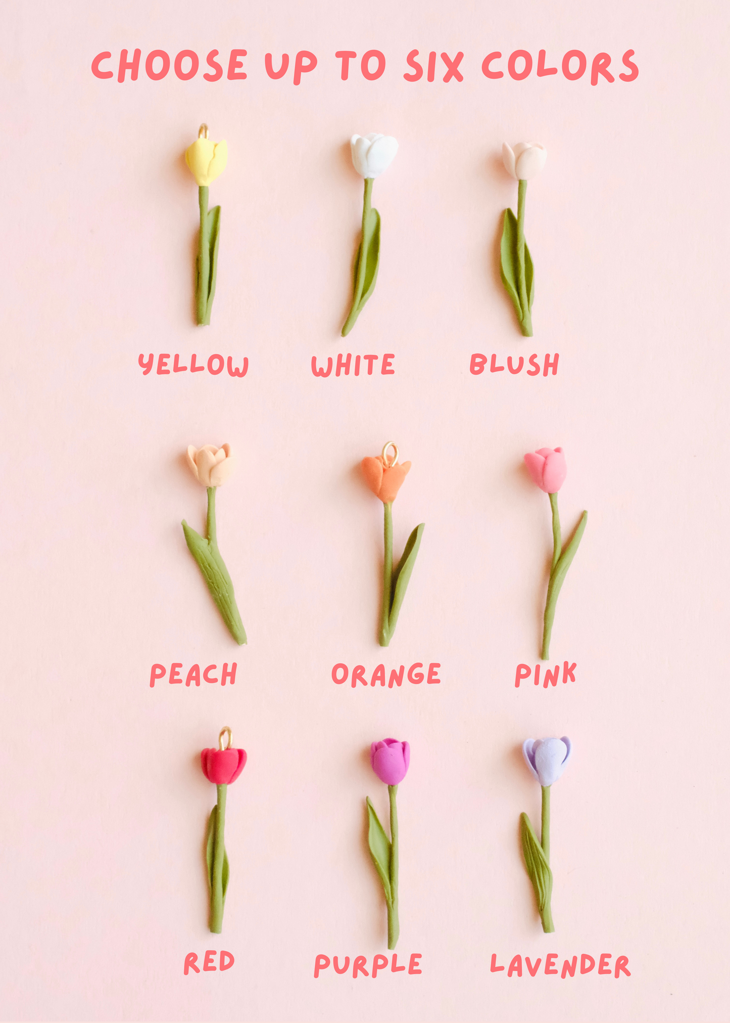 Tulip Bouquet Earrings
