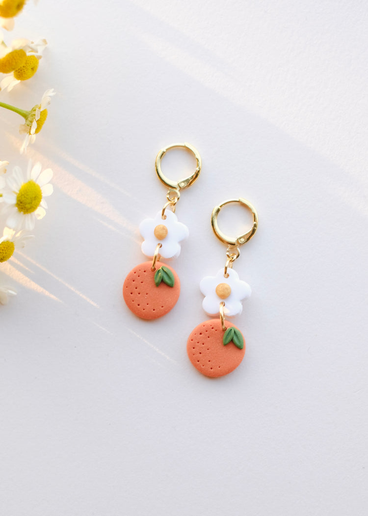 Orange Blossom Earrings