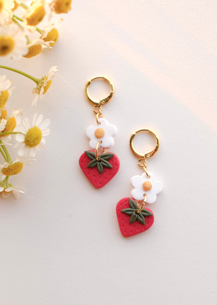 Strawberry Blossom Earrings