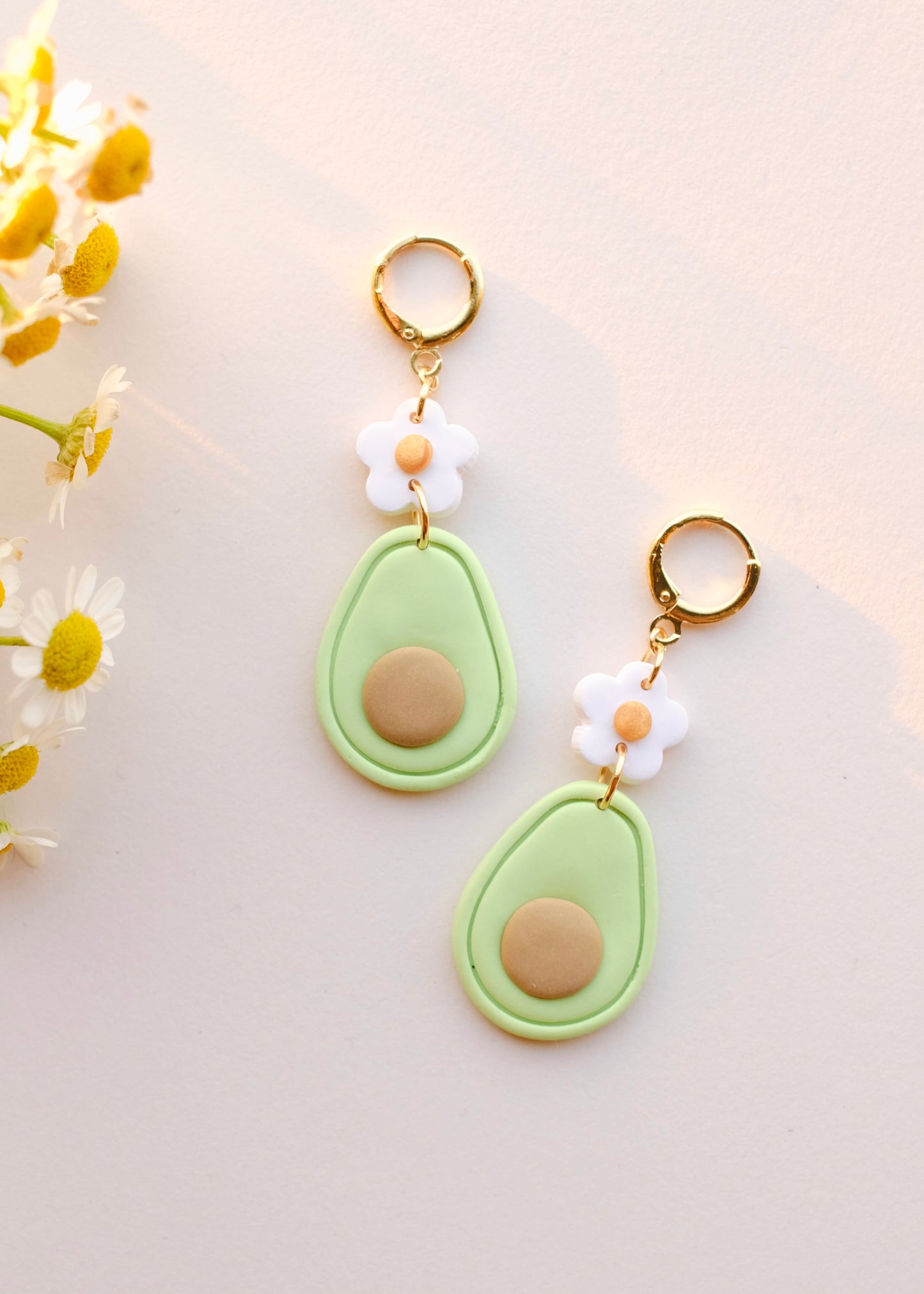 Avocado Blossom Earrings
