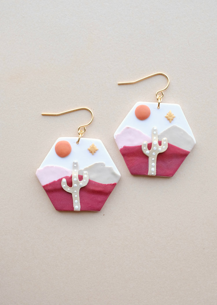 Desert Hex Earrings