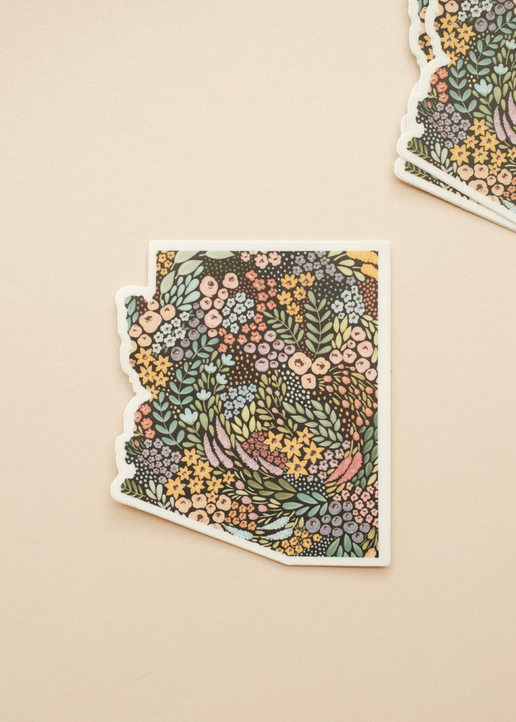 Arizona Floral Sticker
