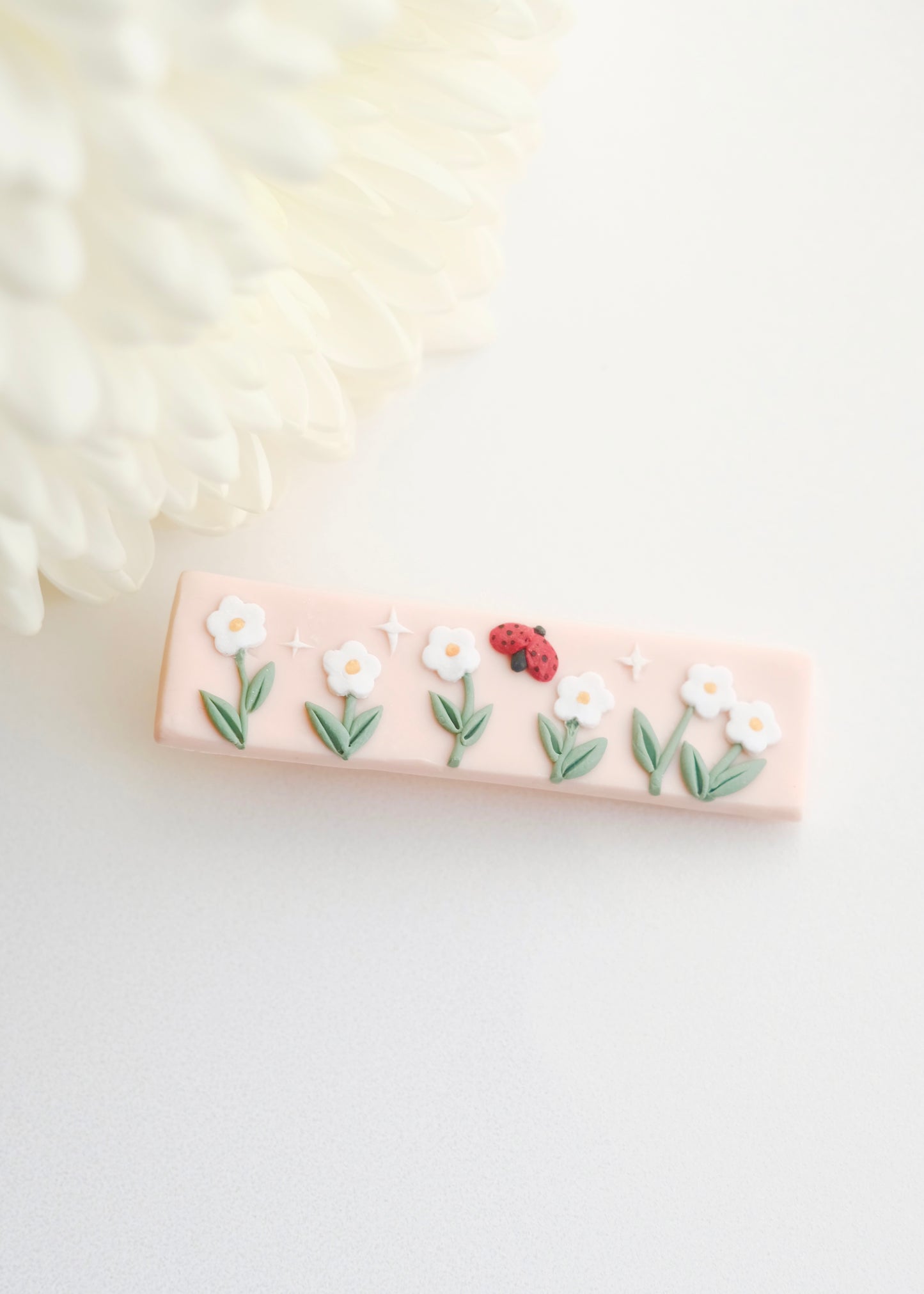 Ladybug Garden Hair Clip
