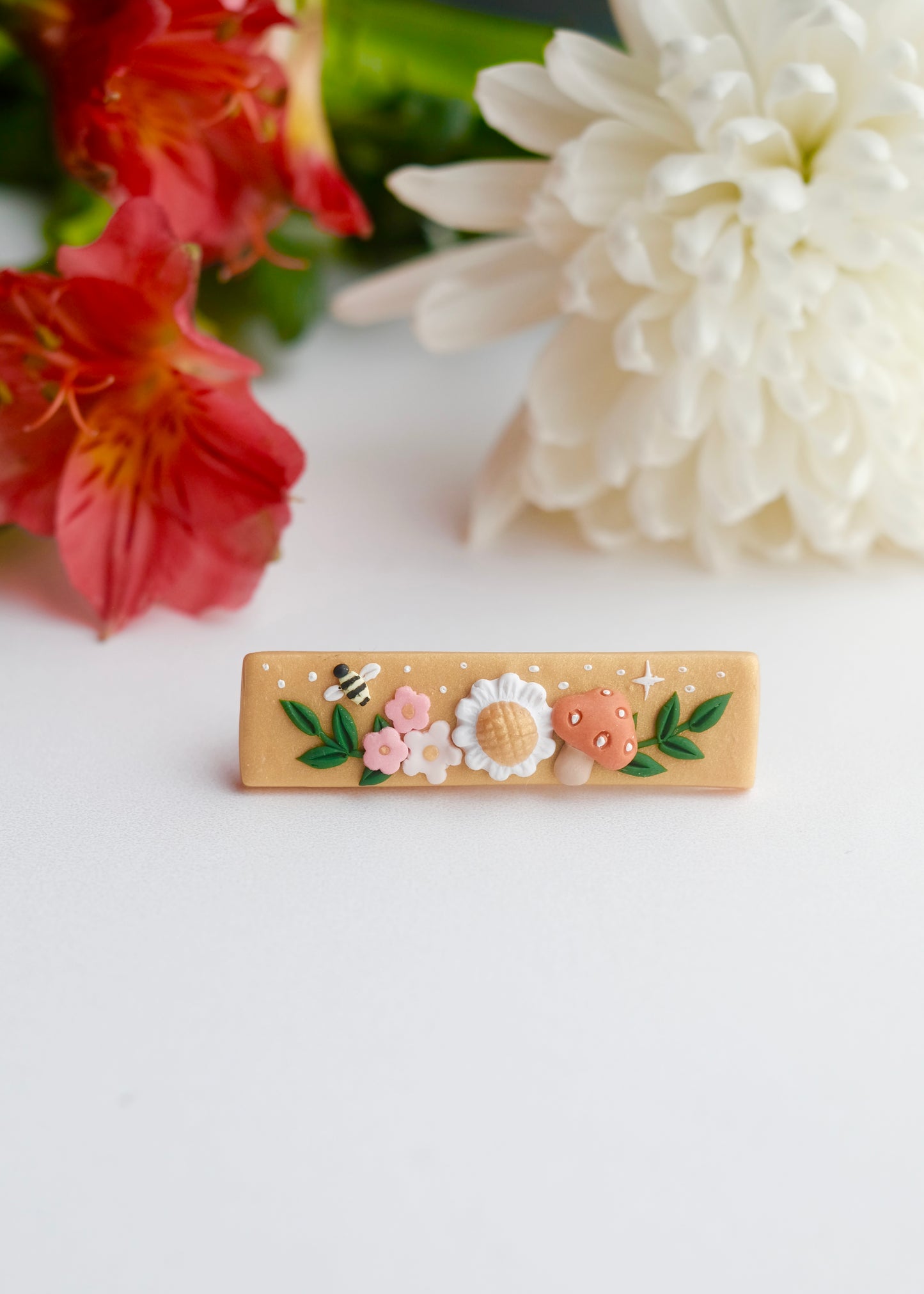 Whimsical Bee Hair Clip