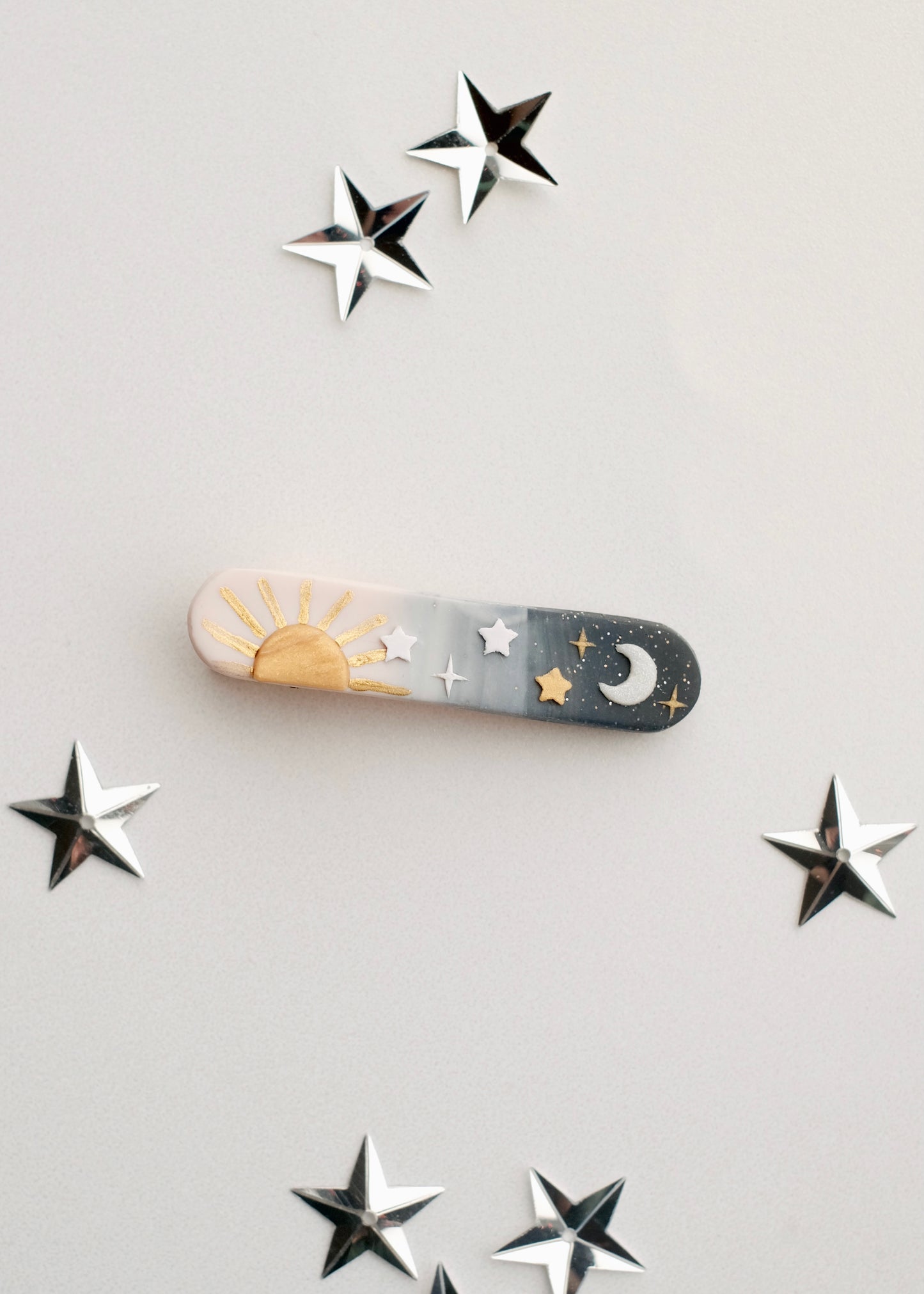 Whimsical polymer clay gold jewelry and goods for sale | Handmade and curated in Phoenix, Arizona by Meghan | Cottage core aesthetic jewelry