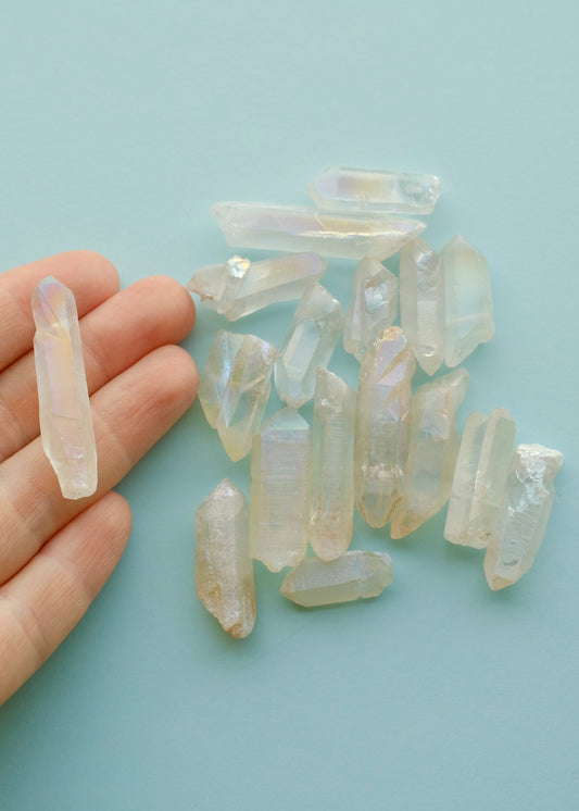 Angel Aura Quartz Crystal Beads S.H.