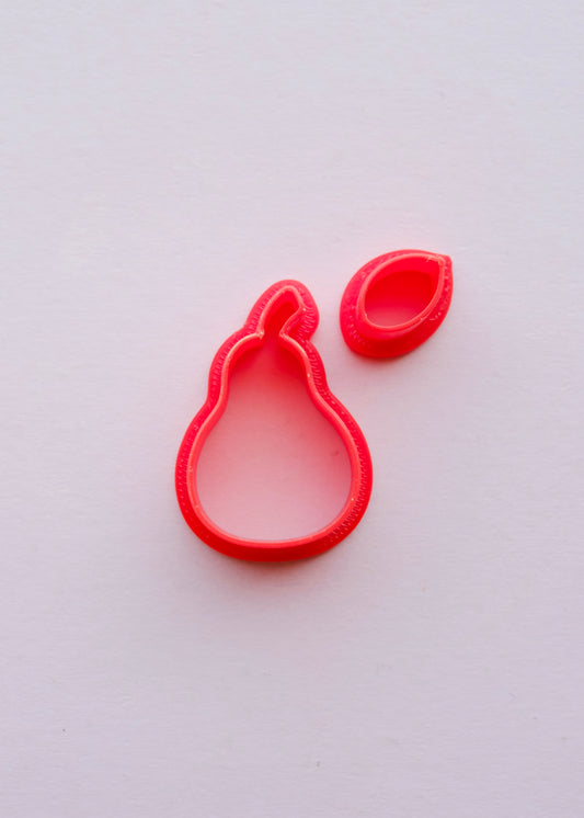 2 pc Pear Clay Cutter S.H.