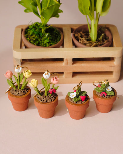 Planter Pot Earrings