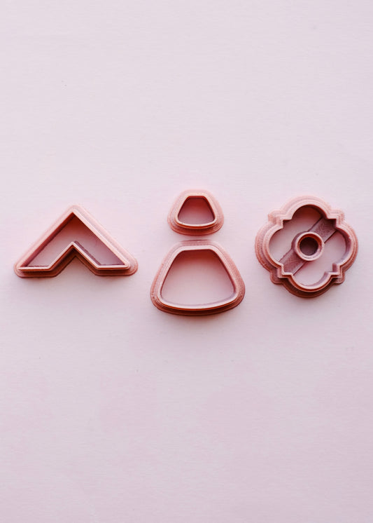 4 pc Shapes Clay Cutter S.H.