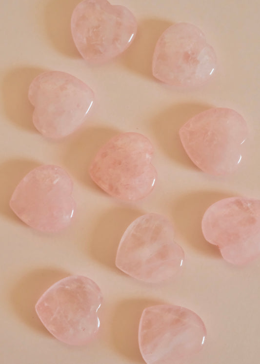 Rose Quartz Heart