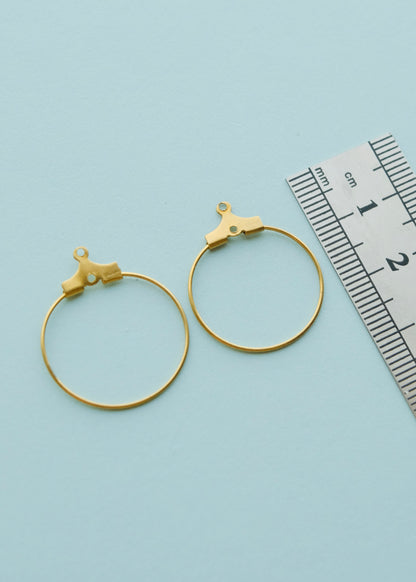 Brass Wire Small Circle Connector S.H.