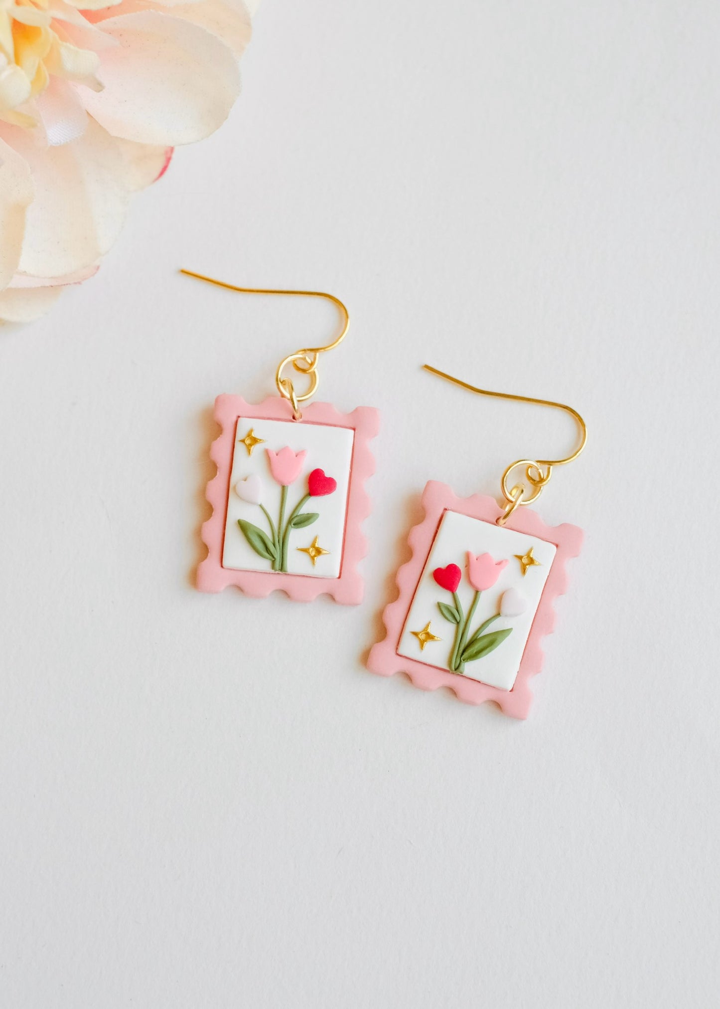 Valentine Stamp Earrings