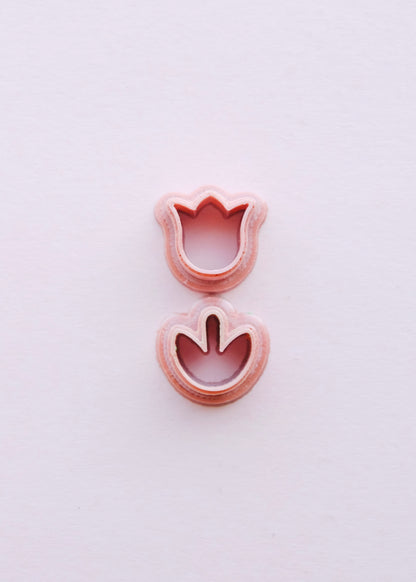 2 pc Small Tulip Clay Cutter S.H.