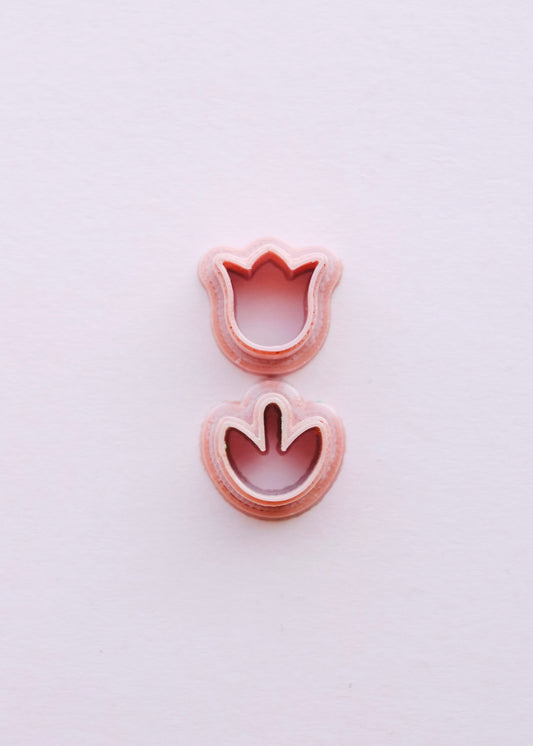2 pc Small Tulip Clay Cutter S.H.