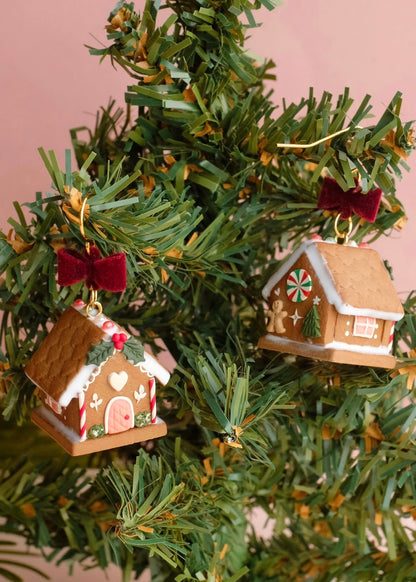 Gingerbread House Earrings
