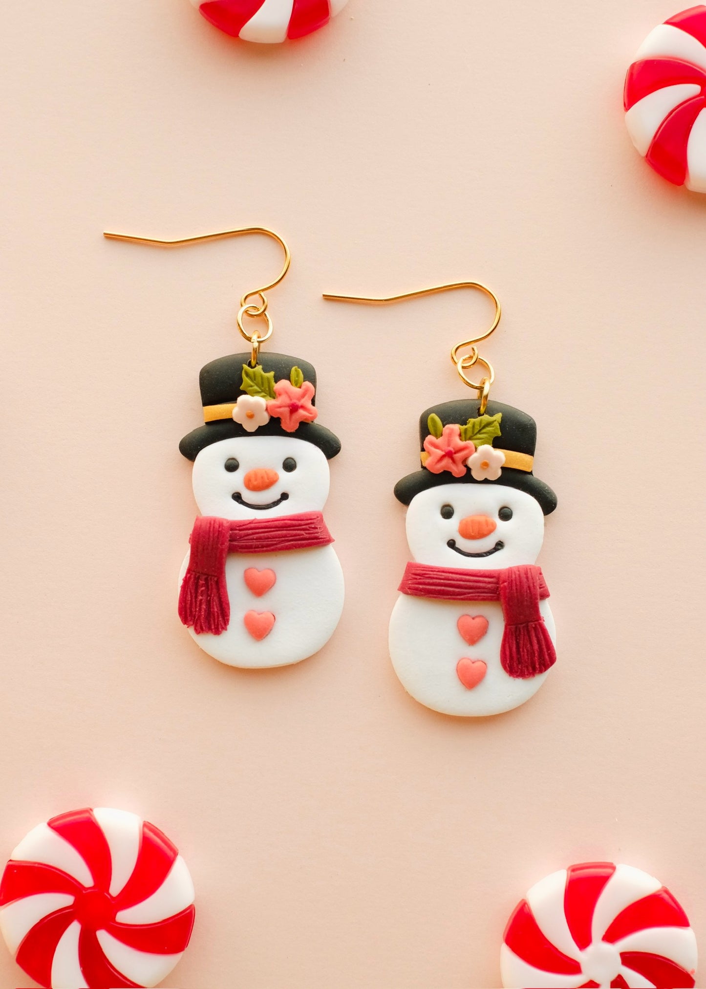 Festive Snowman Earrings