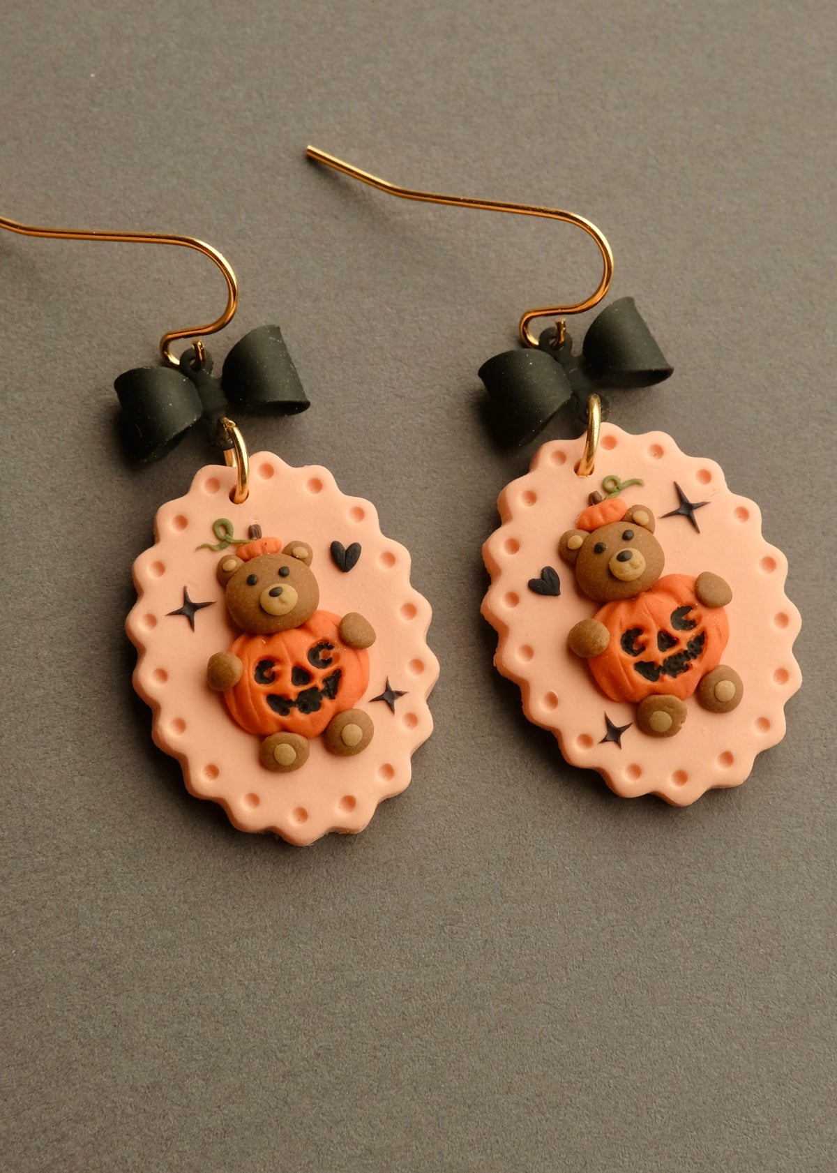 Pumpkin Bear Earrings ⋆LOW STOCK⋆
