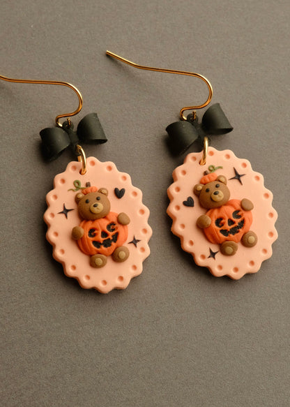 Pumpkin Bear Earrings ⋆LOW STOCK⋆