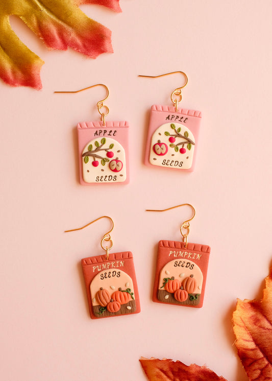 Autumn Edition Mix & Match Seed Packet Earrings