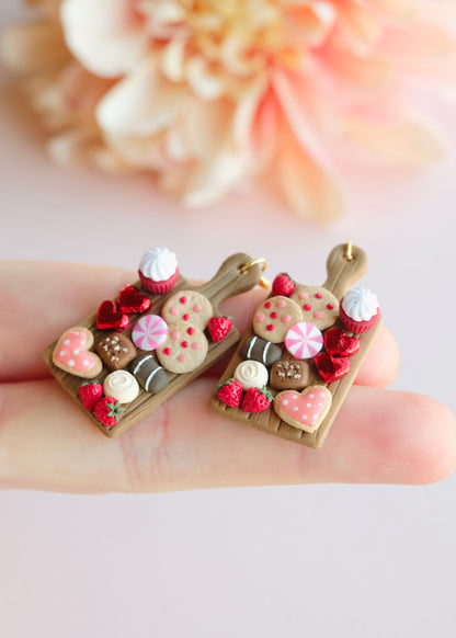 Valentine Dessert Board Earrings
