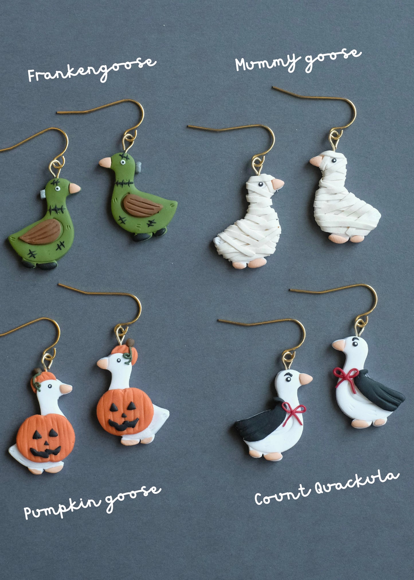 Goose Costume Party Earrings