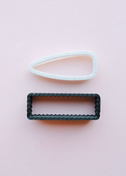 2 pc Hair Clip Clay Cutters S.H.