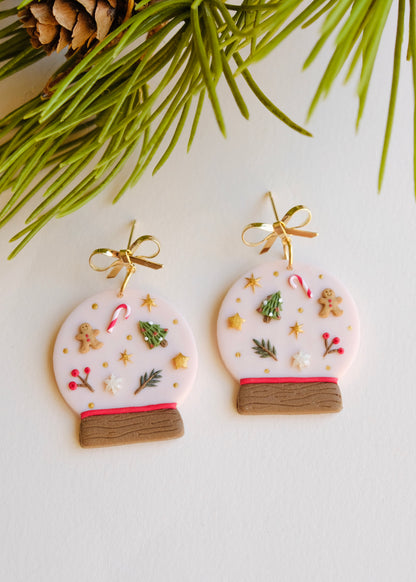 Jolly Snowglobe Earrings