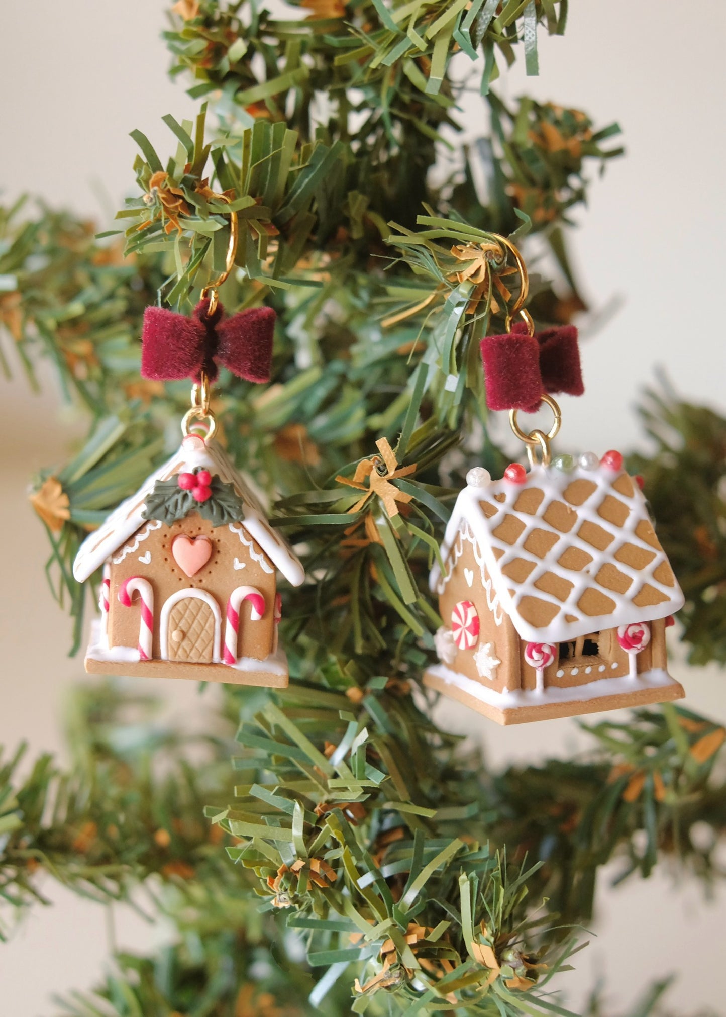 Gingerbread House Earrings