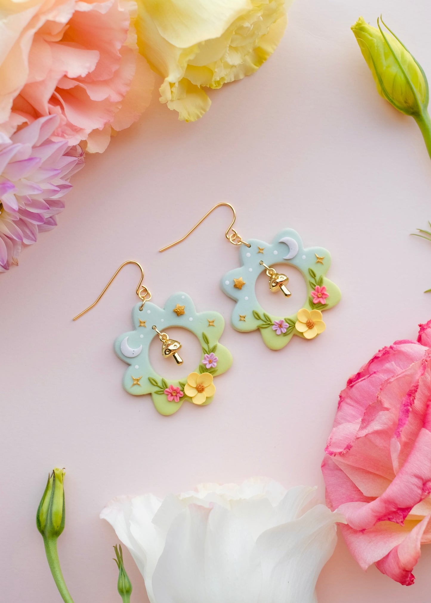 Magical Mushroom Earrings