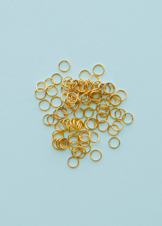 Gold-Plated 4mm Jump Rings S.H.