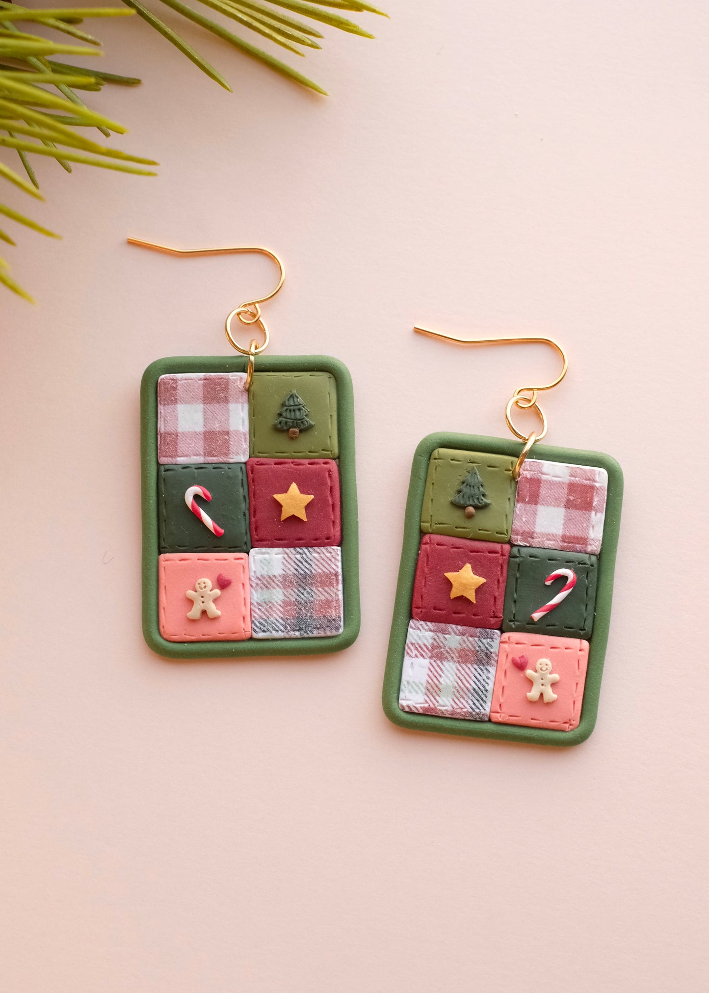 Grandma’s Quilt Earrings